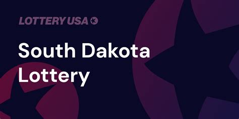 sd lottery winners|South Dakota (SD) Lottery Results .